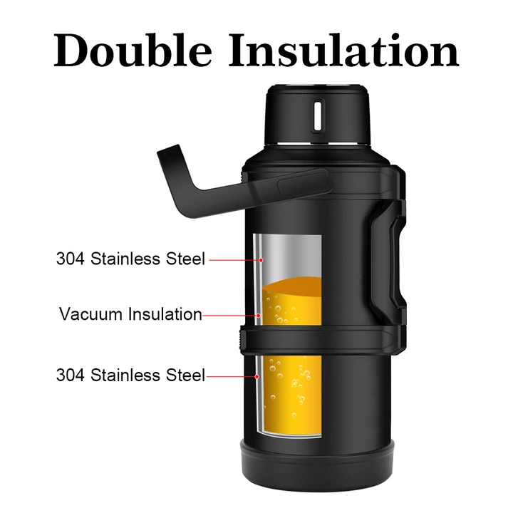 Tactical Vacuum Flask Double Wall lnsulated Sports Bottle