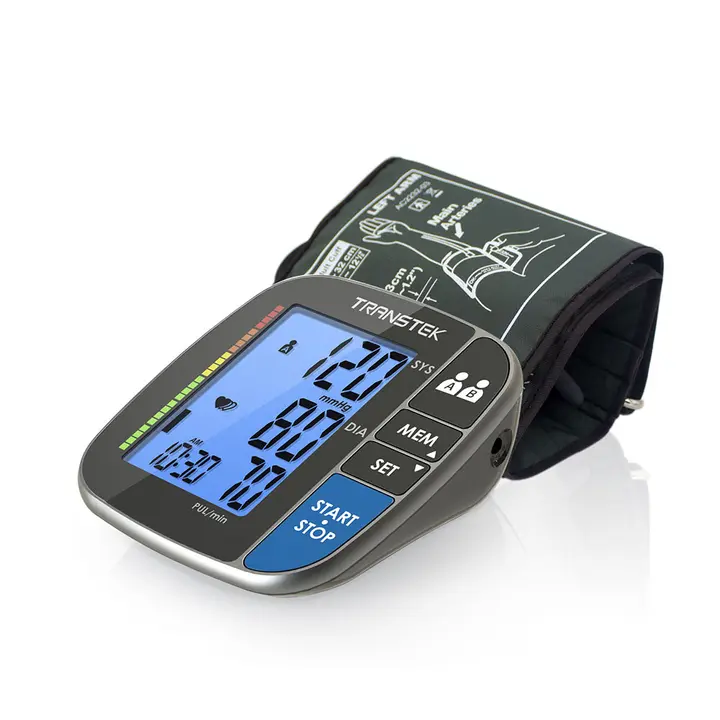 Upper Arm Blood Pressure Monitor Digital BP Cuff Machine Automatic Pulse Meter