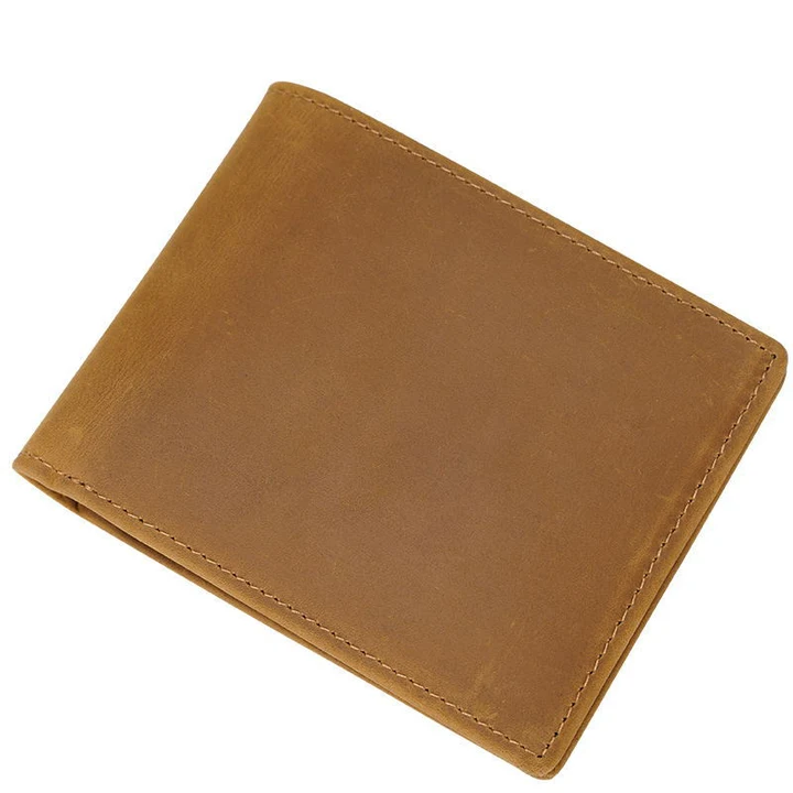 Genuine Leather Slim Card holder wallet | Crazy Horse