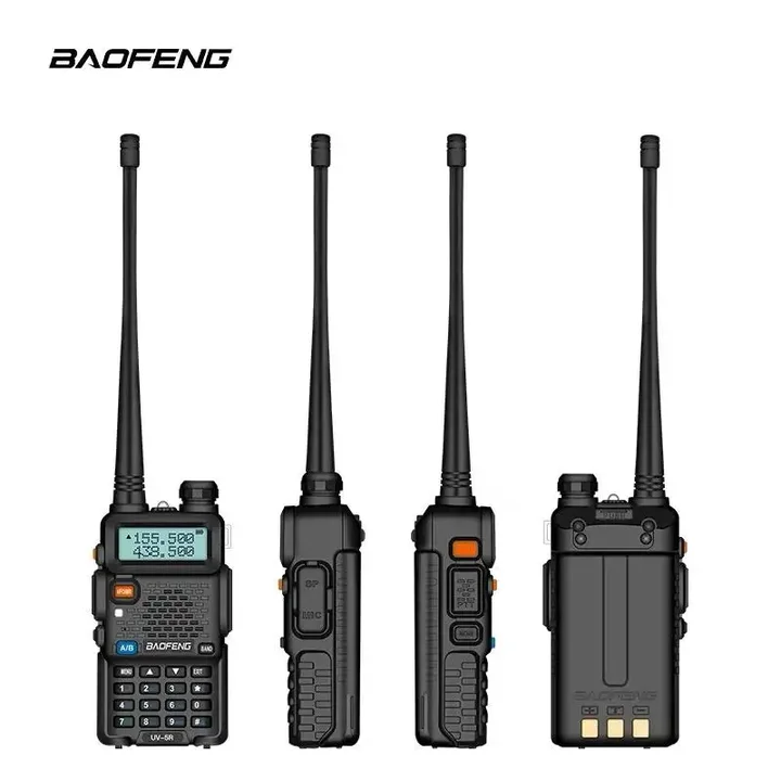 2pcs 3-5 Km Baofeng UV5R Walkie Talkie Air Band Wireless Long Range