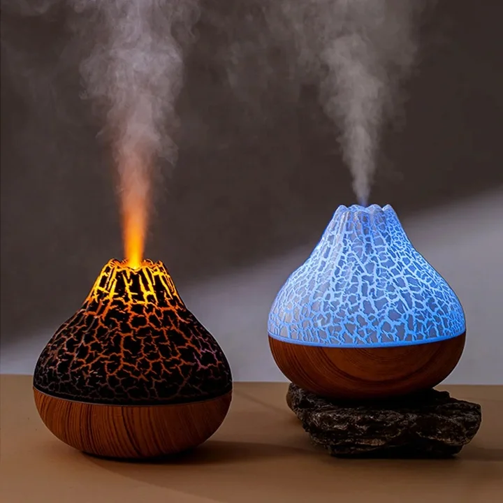 Mini Portable Electric Vulcano Cool-Mist Impeller Humidifier