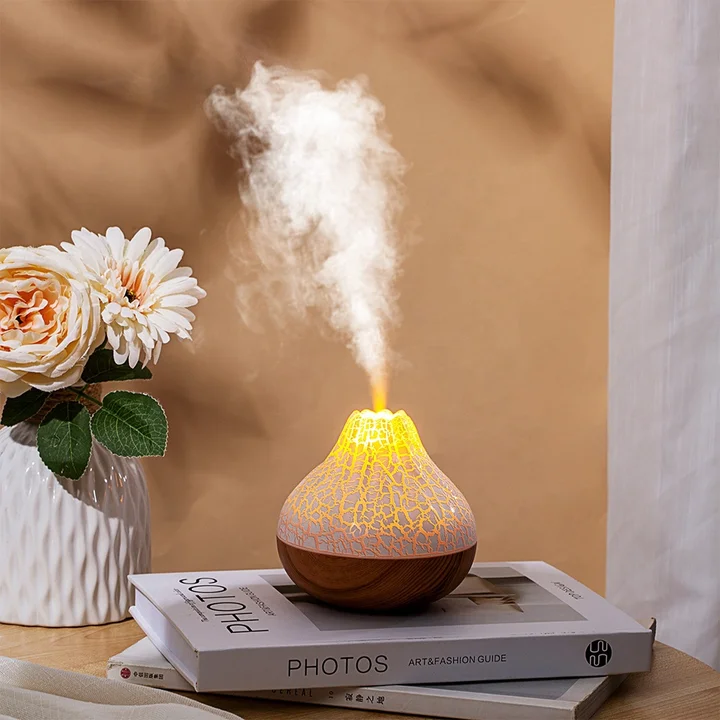 Mini Portable Electric Vulcano Cool-Mist Impeller Humidifier