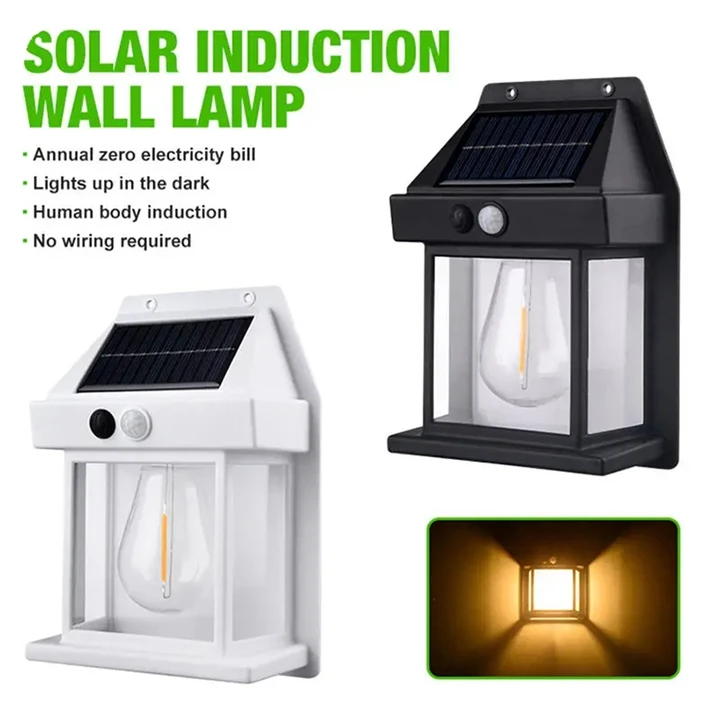 Solar Lights New Outdoor Tungsten Wire Wall Light