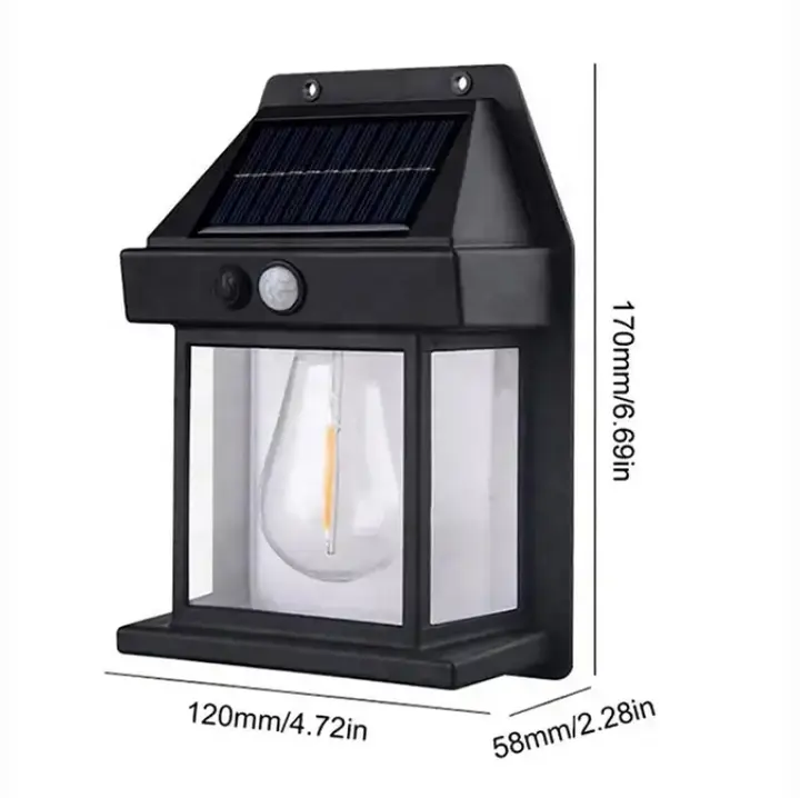 Solar Lights New Outdoor Tungsten Wire Wall Light