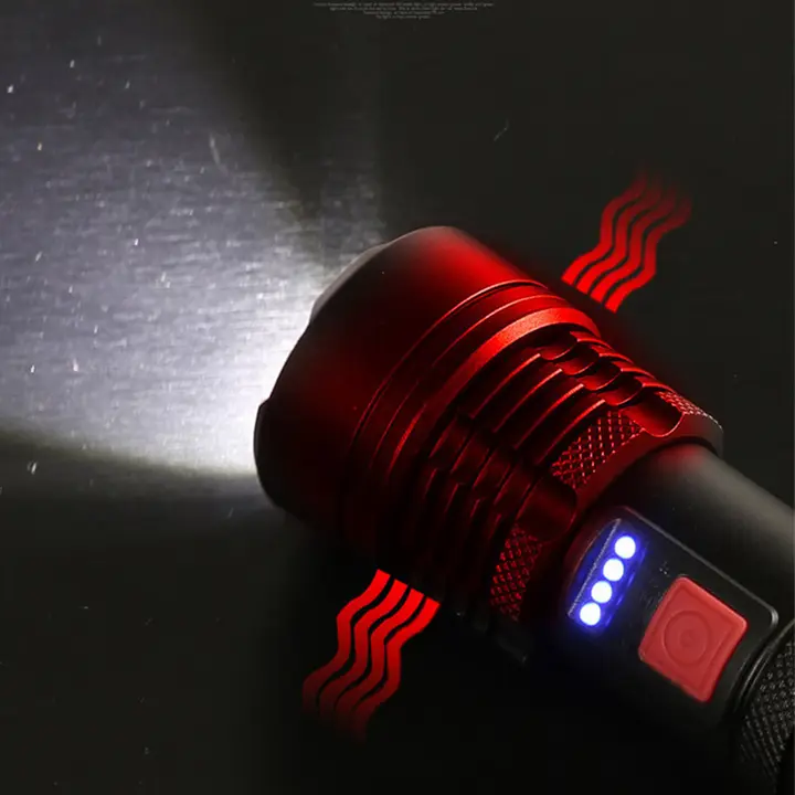 Rechargeable 10000 lumens High  Led Flash Light