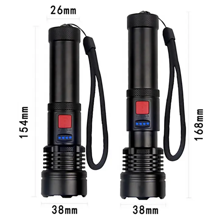 Rechargeable 10000 lumens High  Led Flash Light