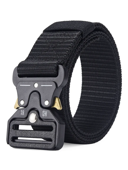 Nylon Metal canvas Tactical adjustable Waist Belt