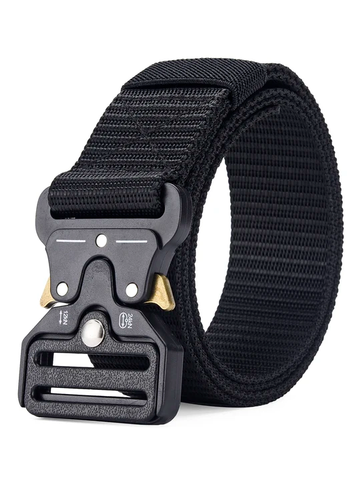 Nylon Metal canvas Tactical adjustable Waist Belt