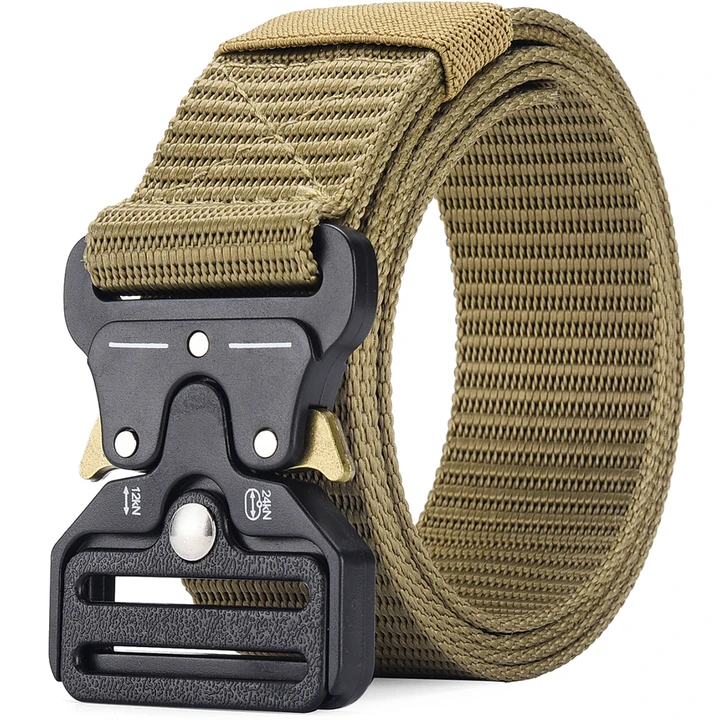 Nylon Metal canvas Tactical adjustable Waist Belt