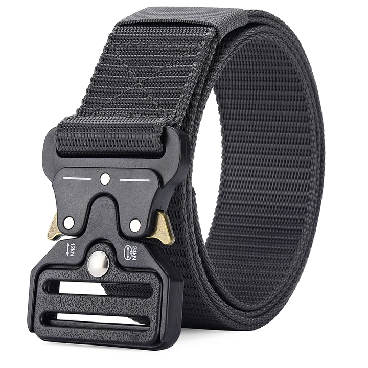 Nylon Metal canvas Tactical adjustable Waist Belt