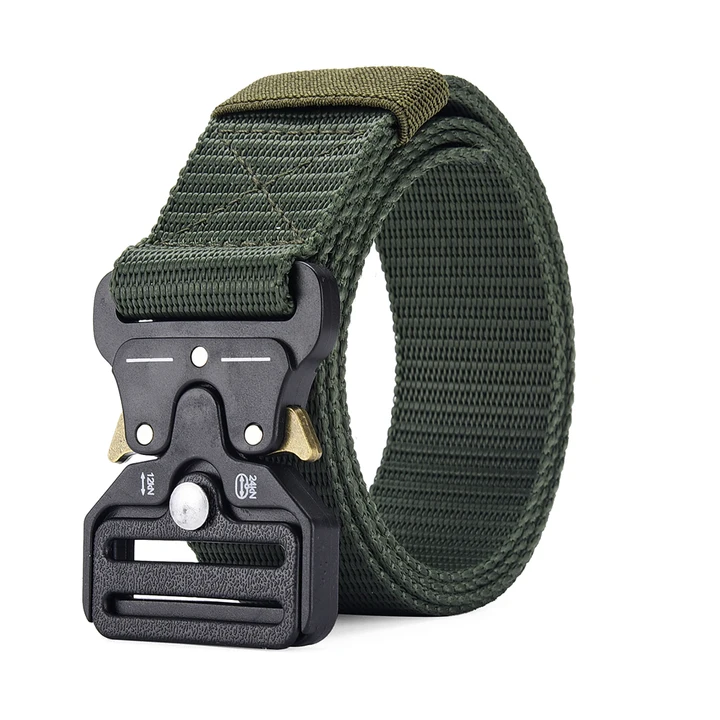 Nylon Metal canvas Tactical adjustable Waist Belt