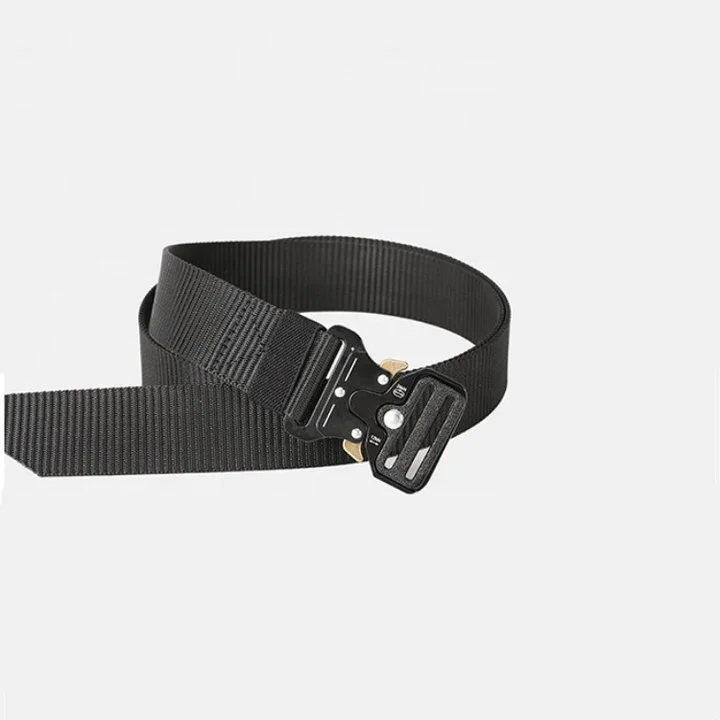 Nylon Metal canvas Tactical adjustable Waist Belt