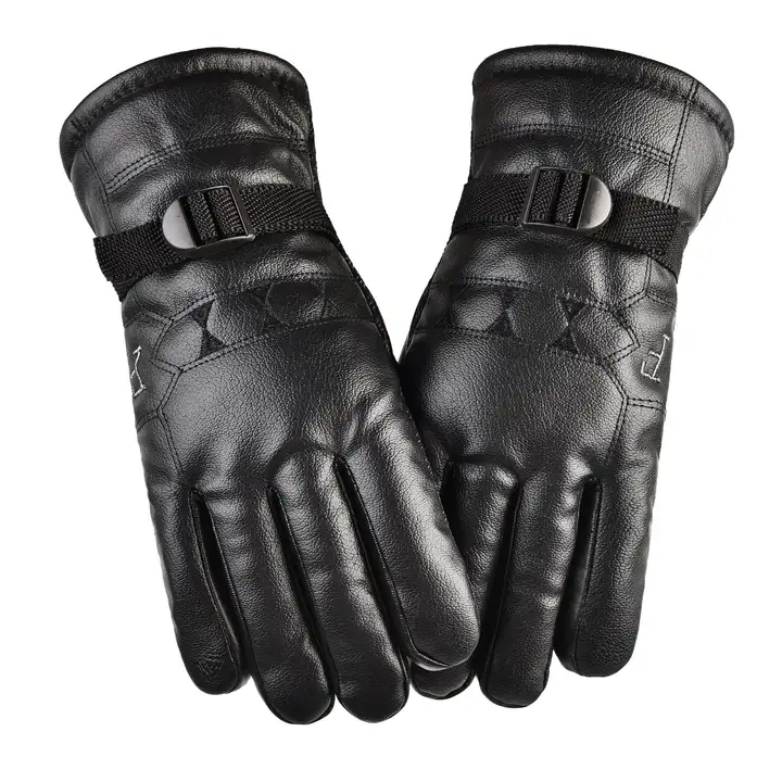 Winter Warm Leather Waterproof & Windproof Gloves