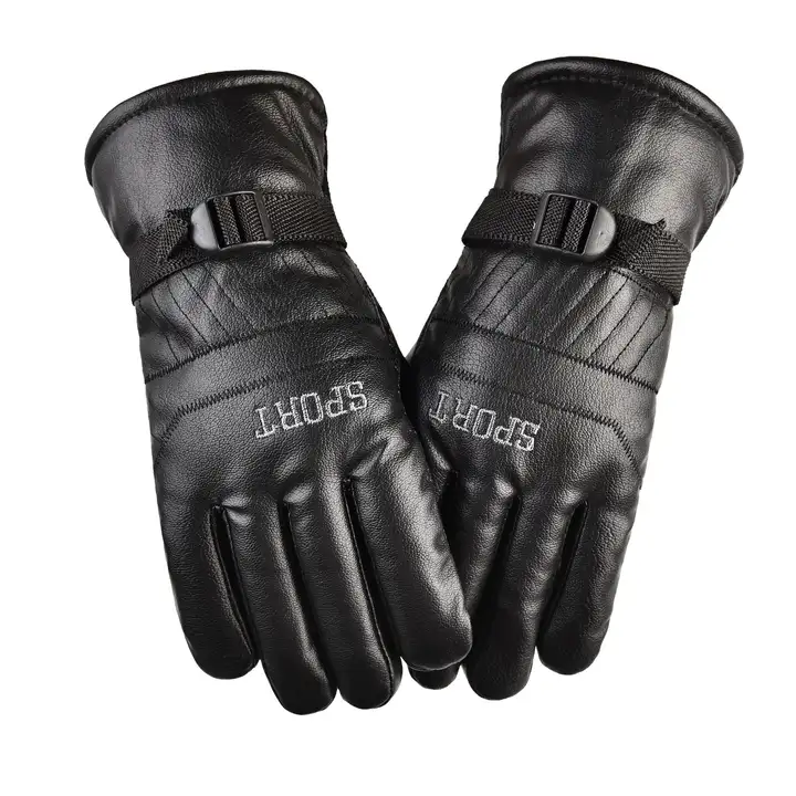 Winter Warm Leather Waterproof & Windproof Gloves