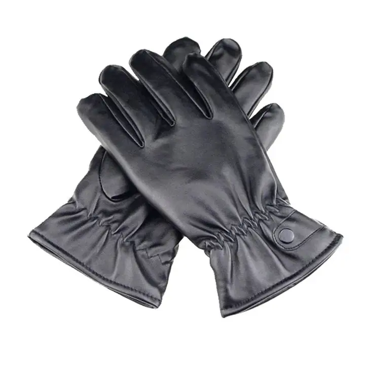 Touch screen Winter Warm Leather Gloves Waterproof Non slip