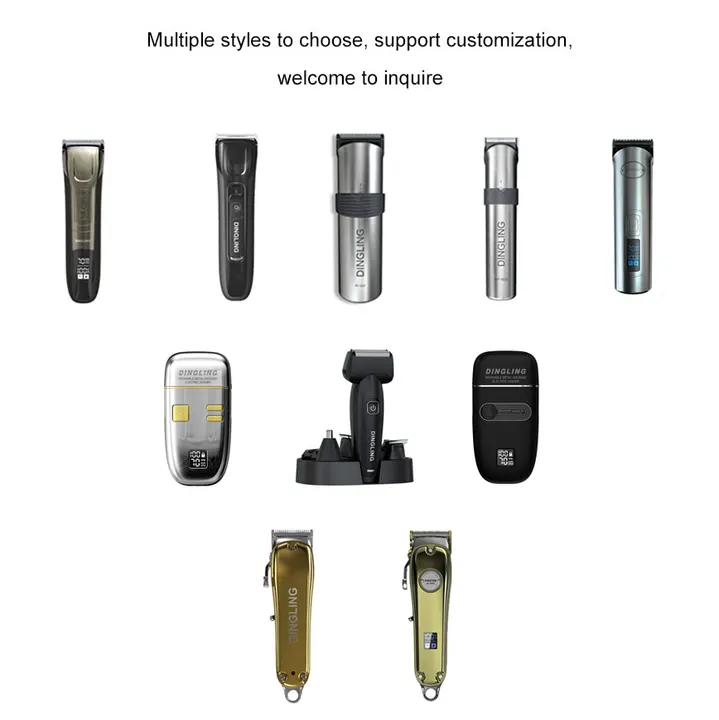 DingLing 1982 Gold Metal Barber Professional Hair Clipper