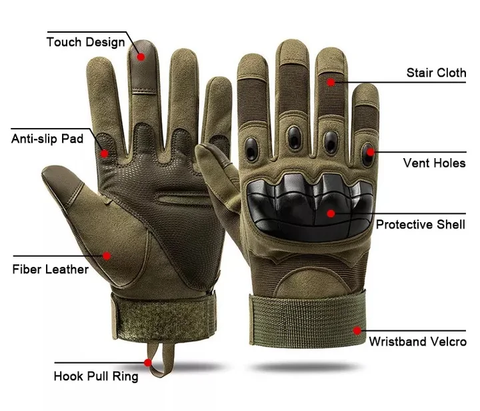 Imported Tactical Full Finger Outdoor Gloves