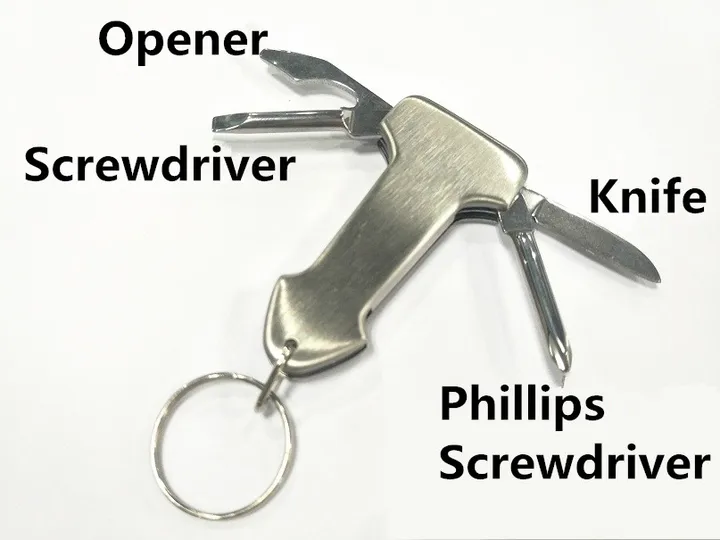 Multitool Swiss Tech Key Ring Multi Tool 7 in 1