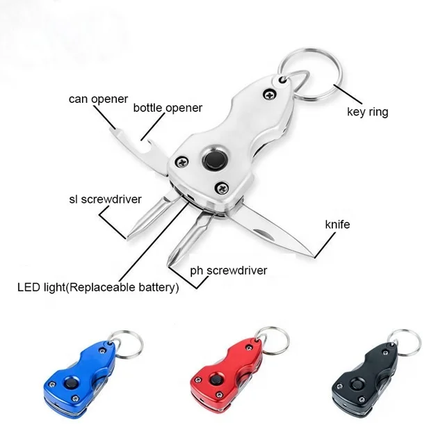 Multitool Swiss Tech Key Ring Multi Tool 7 in 1