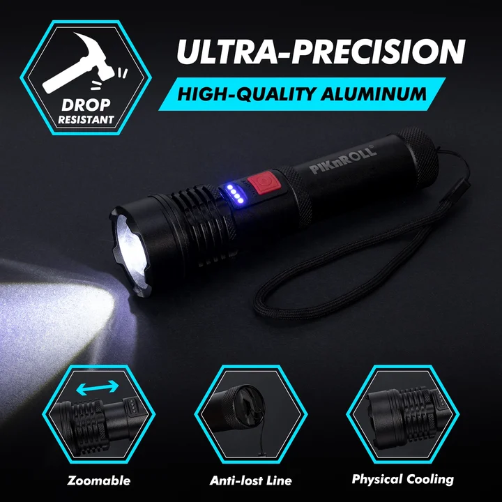 Zk20 Ruilang Aluminum Rechargeable long range Super light Torch