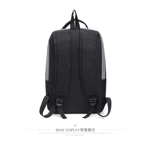 3pcs Backpack Men's Women's Business Backpack Large Capacity USB Charging