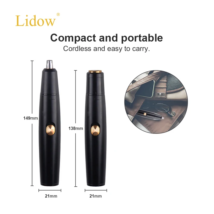 2 in 1 Daling 7108 profession hair Nose Trimmer