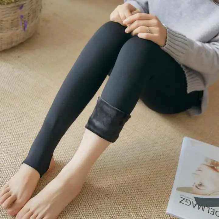 Women Winter Fleece Thick Warm Legging Tights Stretchy