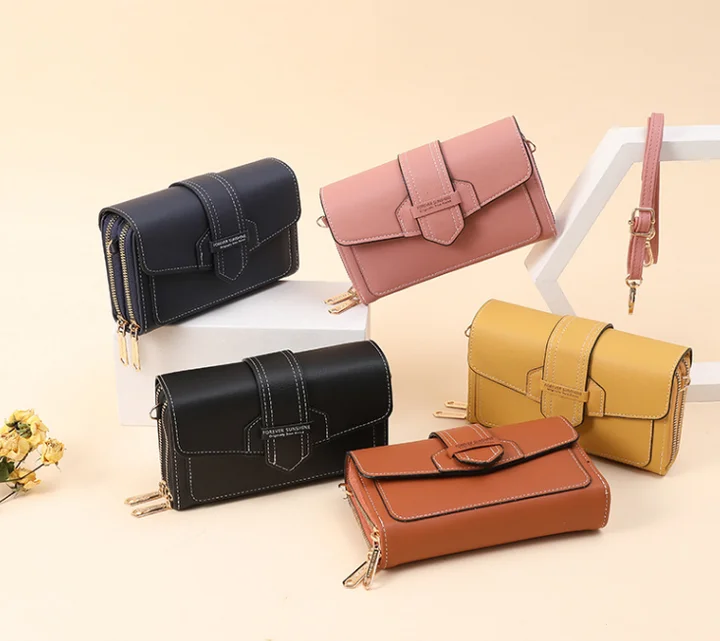 Women Handbags Nylon Cross Body  bag Multi zipper hand bag - Shoulder bag