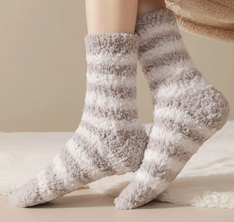 3 Pair Winter Warm Velvet Towel Socks