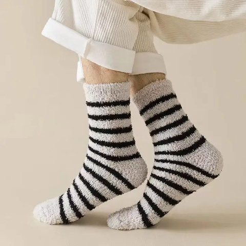 3 Pair Winter Warm Velvet Towel Socks