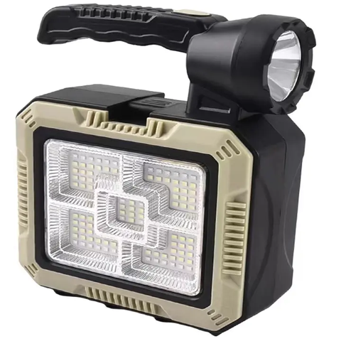 2 in 1 COB Search Light + Tool Kit box Solar Charging Led Work Light