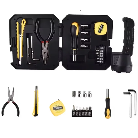 2 in 1 COB Search Light + Tool Kit box Solar Charging Led Work Light