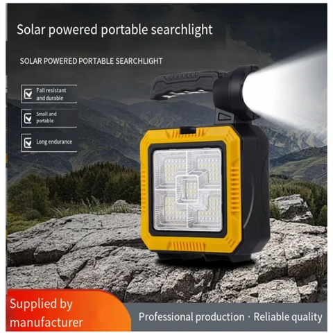 2 in 1 COB Search Light + Tool Kit box Solar Charging Led Work Light