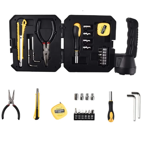 2 in 1 COB Search Light + Tool Kit box Solar Charging Led Work Light