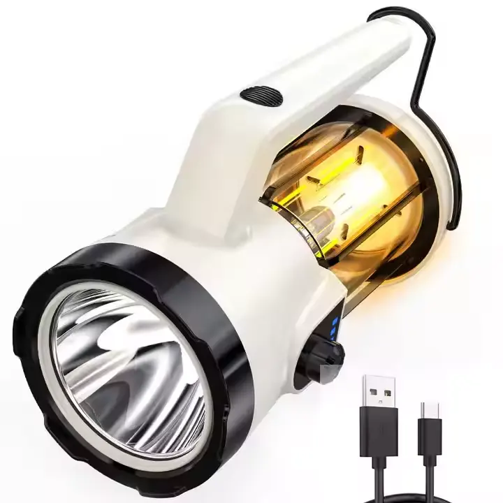 Germany long range 3 in 1 Camping Search Light + Lantern & Power bank