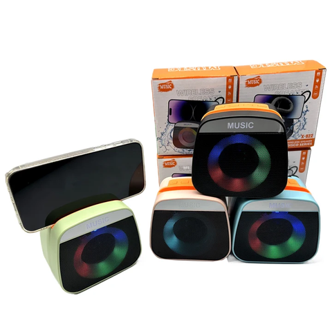 TG 314 Portable LED Flashing Light Wireless Speaker - Portable Mini Card Speaker