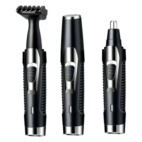 2 in 1 Daling DL-7019 Nose Hair Outline Trimmer Men Electric Hair Trimmer Hair Removal