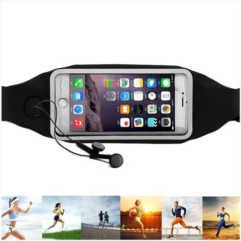 Mobile phone Torch screen Waist Bag Waterproof Mobile Phone Holder Belt Jogging