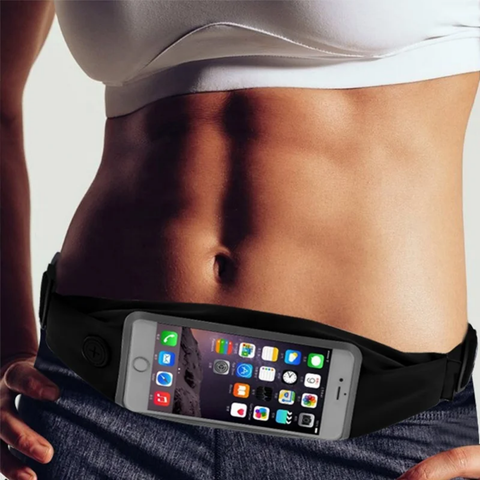 Mobile phone Torch screen Waist Bag Waterproof Mobile Phone Holder Belt Jogging