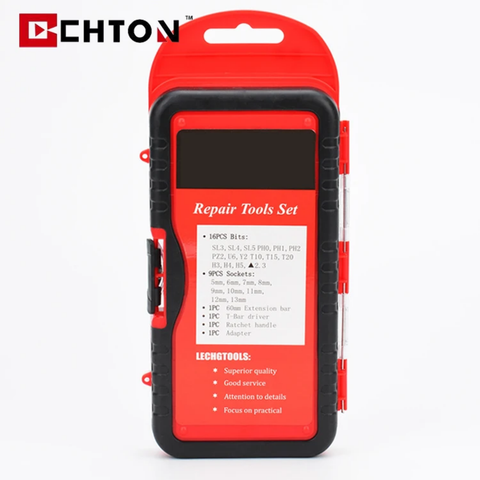 29PCS Ratchet Handle Spanner Screwdriver Set Kit