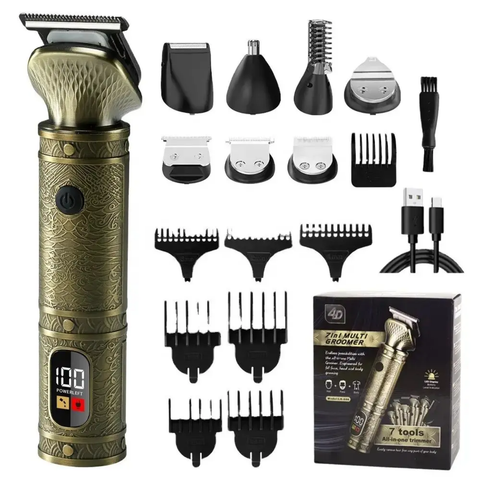 Daling 7 in 1 Professional Hair Trimmer Washable
