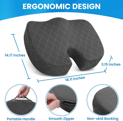 IMPORTED Office Cushion Buttocks Chair cushion Hemorrhoid cushion chair cushion seat Breathable Round cushion