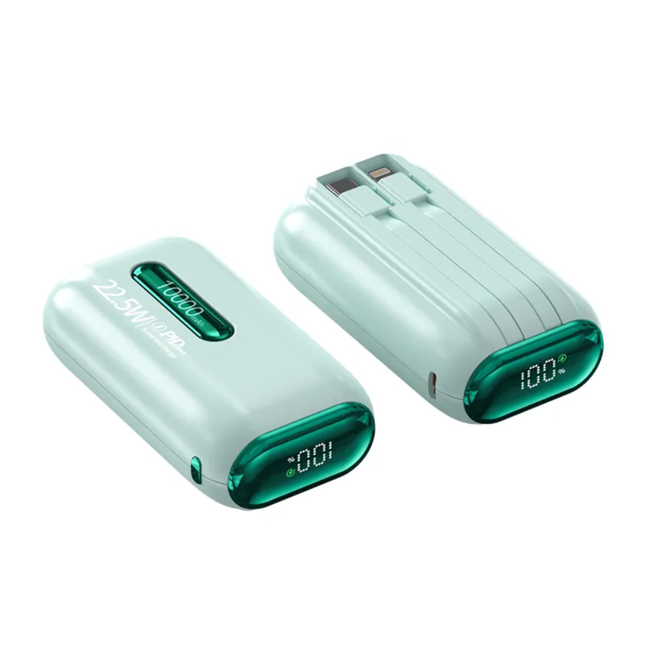 Mini power bank 10000mah p&d 22.5w