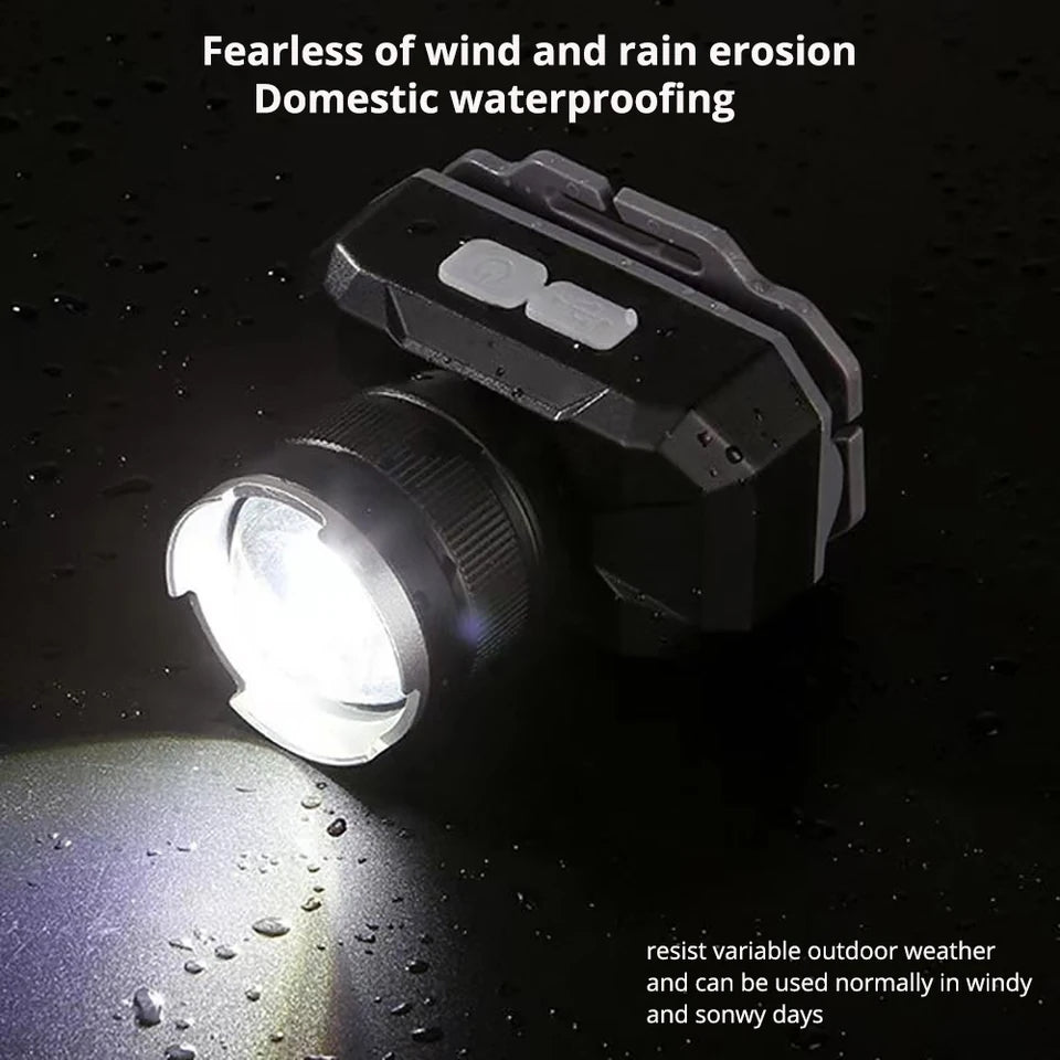 2*XHP70 Zoomable Most Powerful Led Headlamp