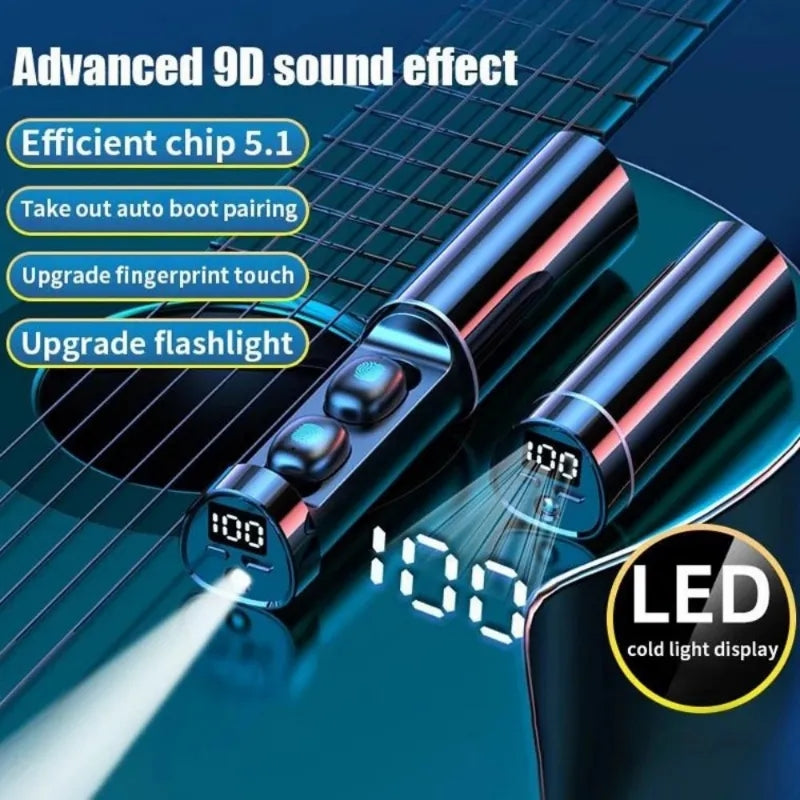 Wireless Headphones and Flash Light, Mini TWS Bluetooth N21