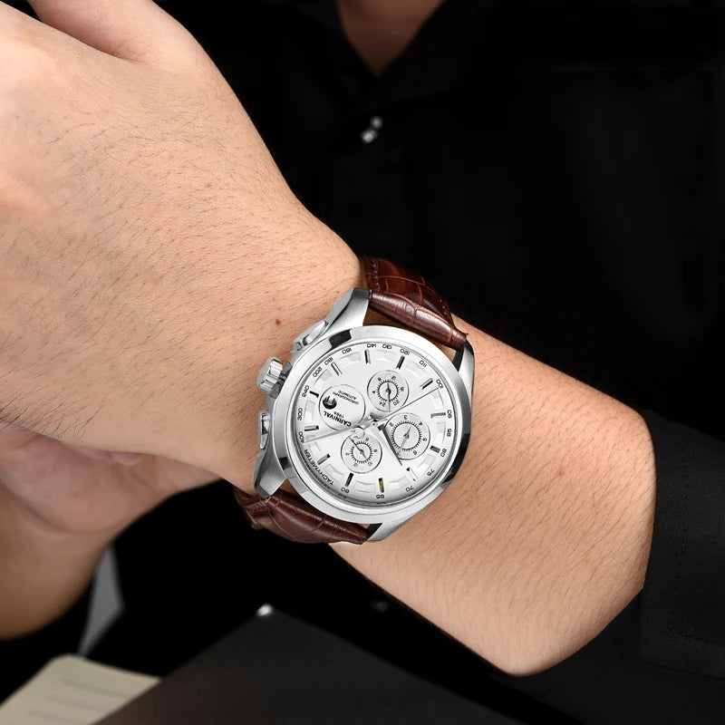 Gear Special Edition Chronograph working Leather Watch