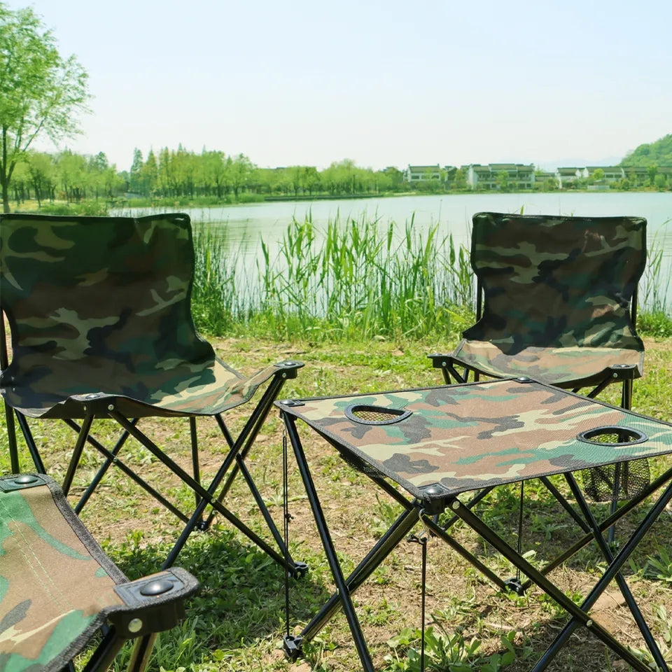 Tactical Lot Import Portable Folding Camping Chair Sets