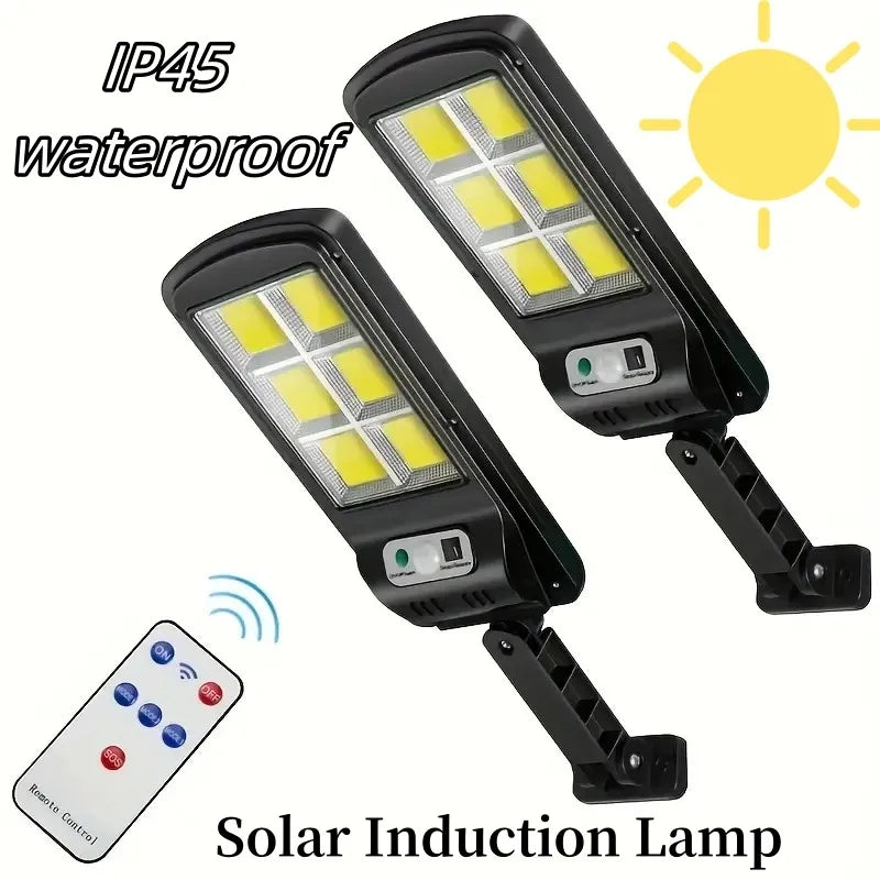 LED Solar Power RIP Motion Sensor Wall Lamp Street Laght With Remote.