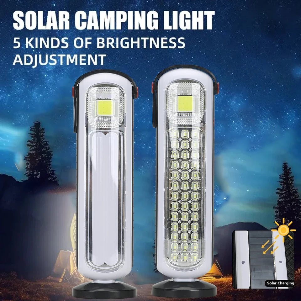 Solar LED Wall Light - 100W/200W USB Rechargeable