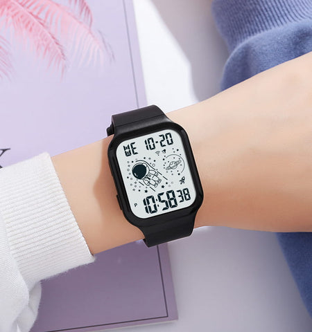 LASIKA LED Digital Watch For Men Women Alarm Sport Waterproof Luminous Watching